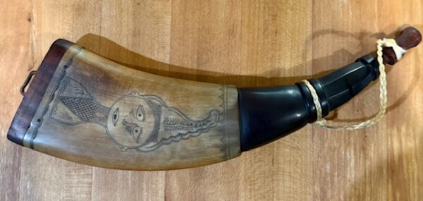 L-6 Face Flat Main Powder Horn