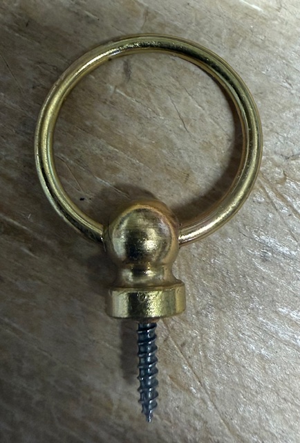 NEW Brass Swivel Ring Finial-2