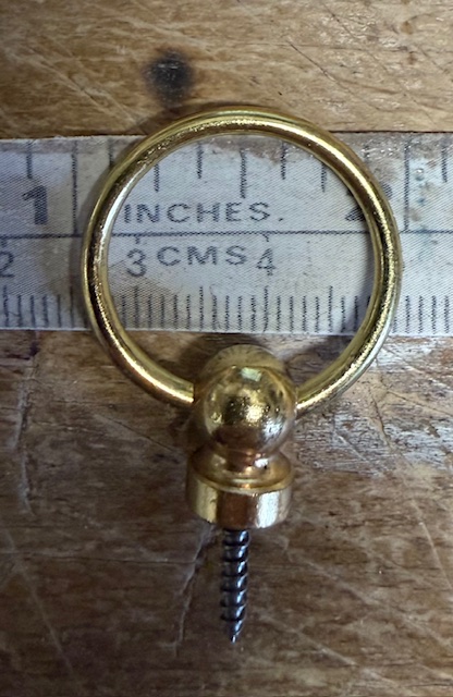 NEW Brass Swivel Ring Finial-2